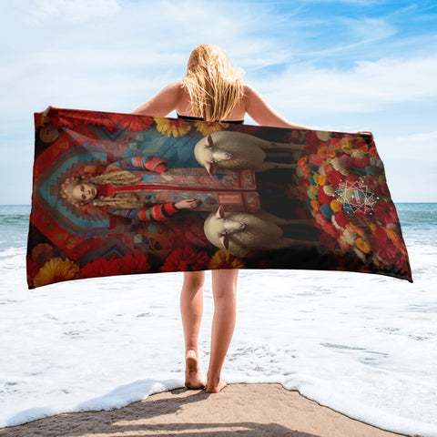 Mokosh Goddess Lightweight Beach Towel