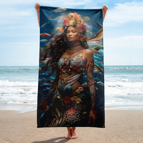 Vairaumati Goddess Lightweight Beach Towel