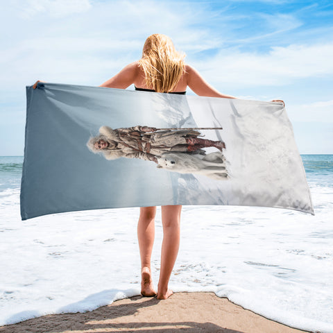 Skadi Goddess Lightweight Beach Towel