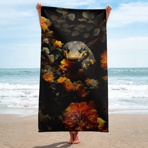 Anaconda Spirit Animal Lightweight Beach Towel