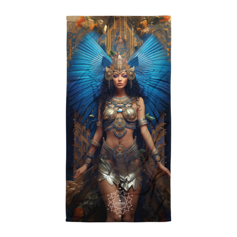 Isis Goddess Lightweight Beach Towel