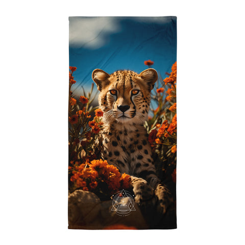 Cheetah Spirit Animal Lightweight Beach Towel