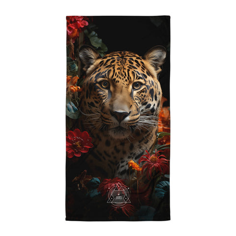 Jaguar Spirit Animal Lightweight Beach Towel