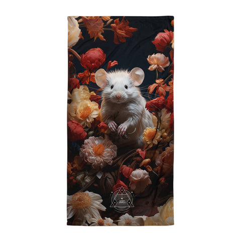 Mouse Spirit Animal Lightweight Beach Towel