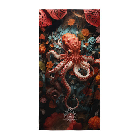 Octopus Spirit Animal Lightweight Beach Towel
