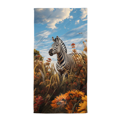 Zebra Spirit Animal Lightweight Beach Towel
