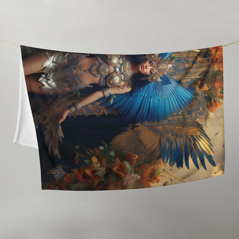 Isis Goddess Throw Blanket