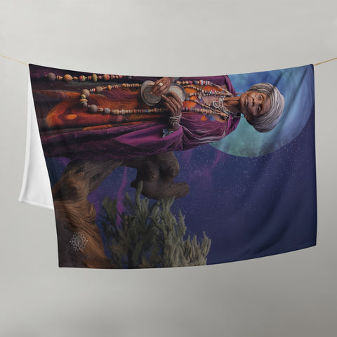 Nana Buluku Goddess Throw Blanket