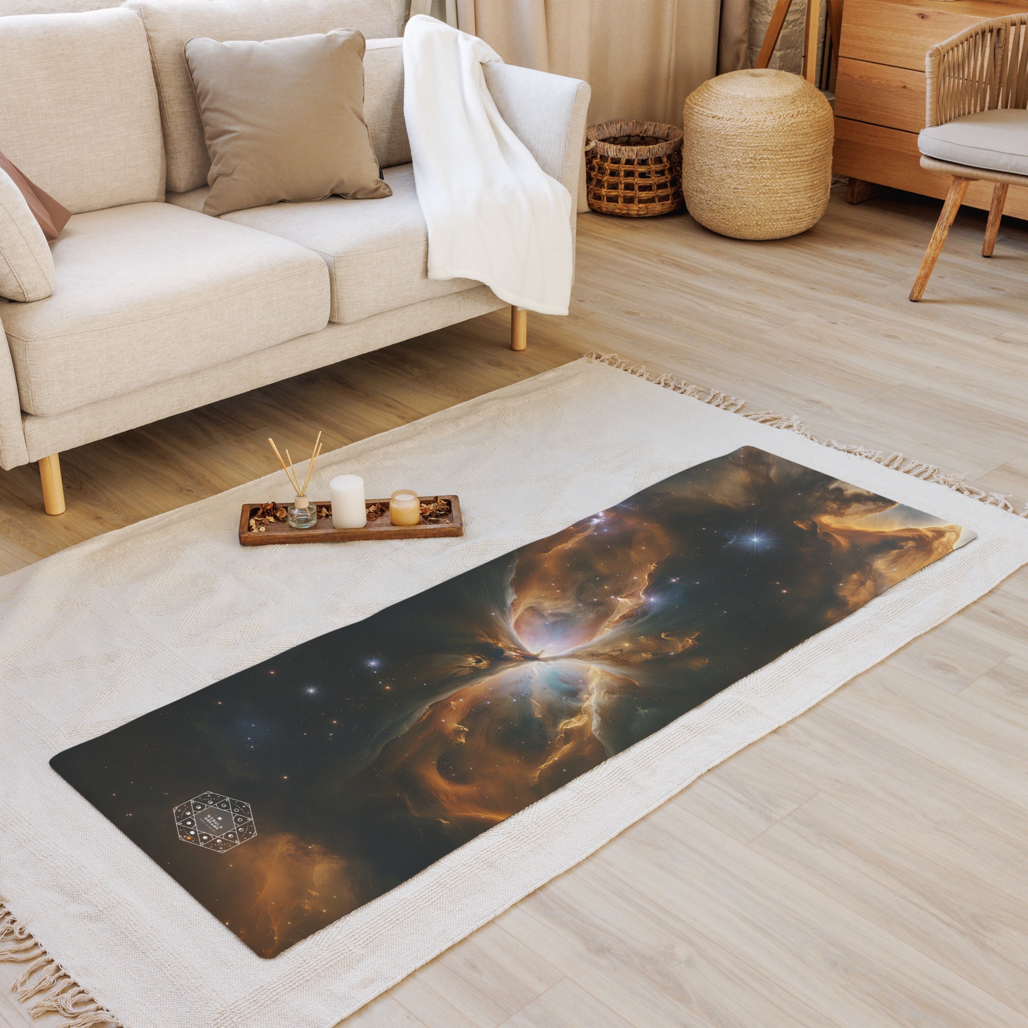 Butterfly Nebula Dreams Yoga mat