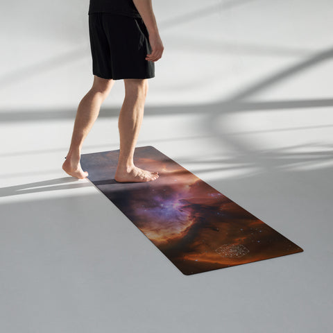 Flame Nebula Dreams Yoga mat