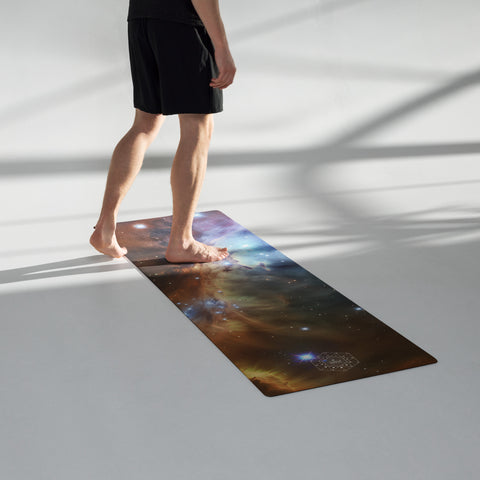 Fox Fur Nebula Dreams Yoga mat