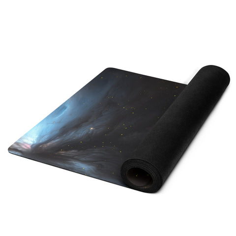 Blue Snowball Nebula Dreams Yoga mat