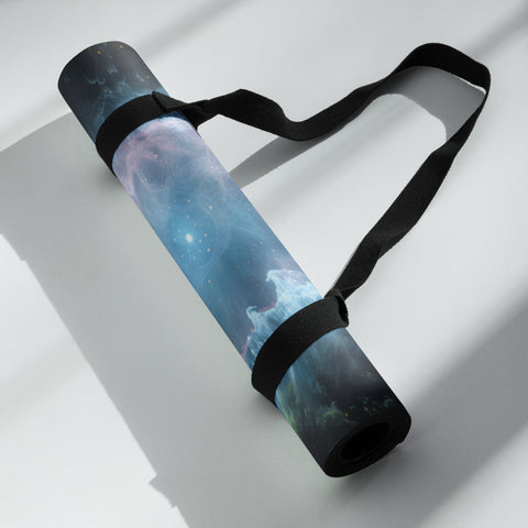 Blue Snowball Nebula Dreams Yoga mat