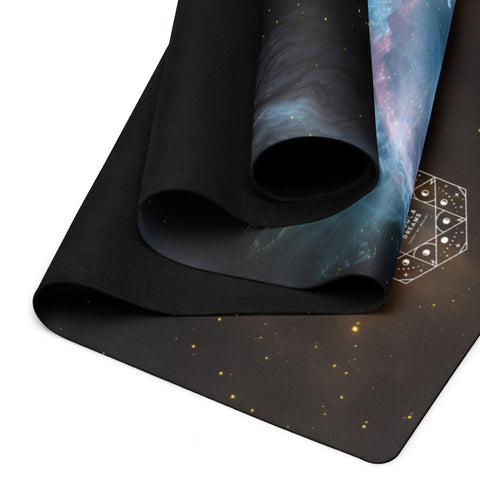 Blue Snowball Nebula Dreams Yoga mat