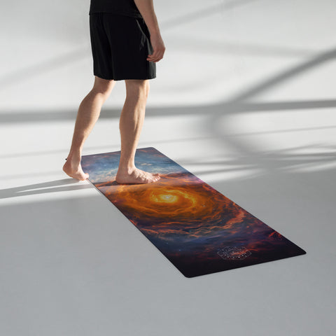 Spirograph Nebula Dreams Yoga mat